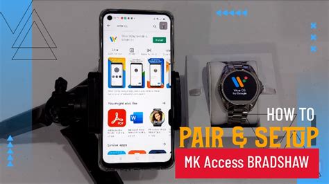 【4K】How to Pair and Setup MICHAEL KORS ACCESS BRADSHAW  